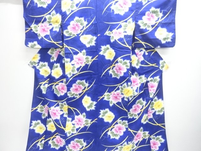 Japanese Kimono / Tsumugi Omeshi Cotton